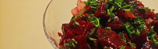 Bietensalade met vinaigrette