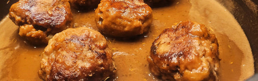 Gehaktballen in Biersaus