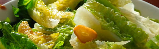 Gestoomde groenten met warme knoflookolie