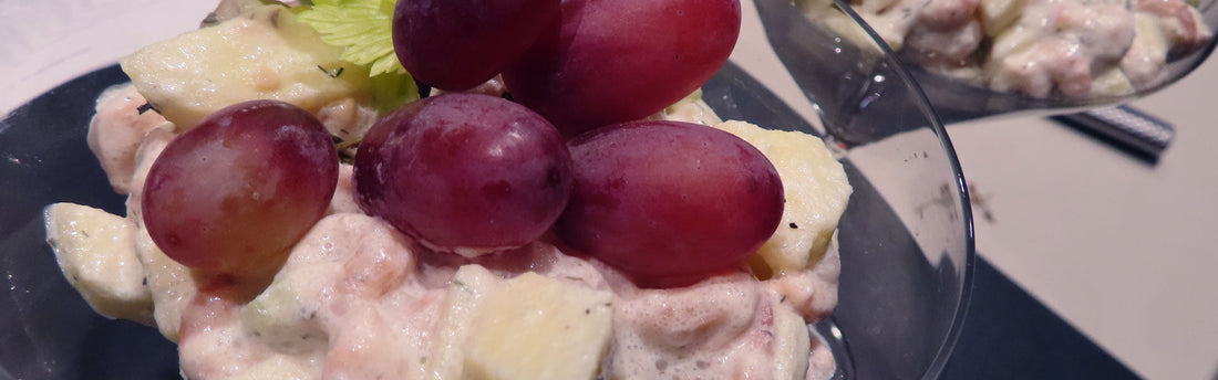 Hollandse garnalen cocktail met appel