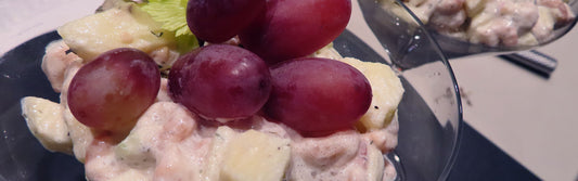 Hollandse garnalen cocktail met appel