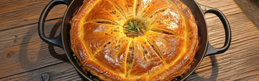 Meat and onion pie