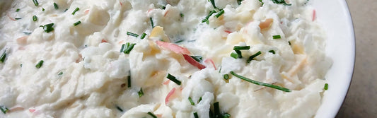 Rettich salade met appel en yoghurt