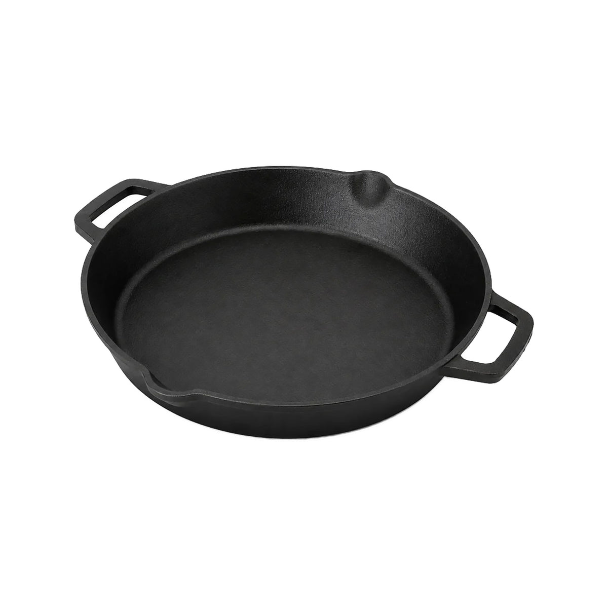 Diepe gietijzeren koekenpan 32 cm zonder steel