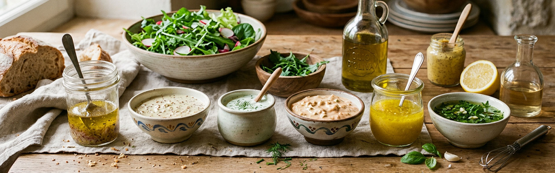 Dressings en vinaigrettes