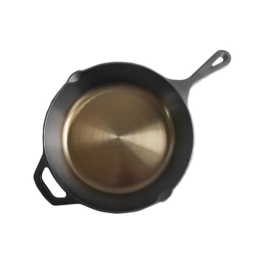 Gepolijste gietijzeren koekenpan 30 cm