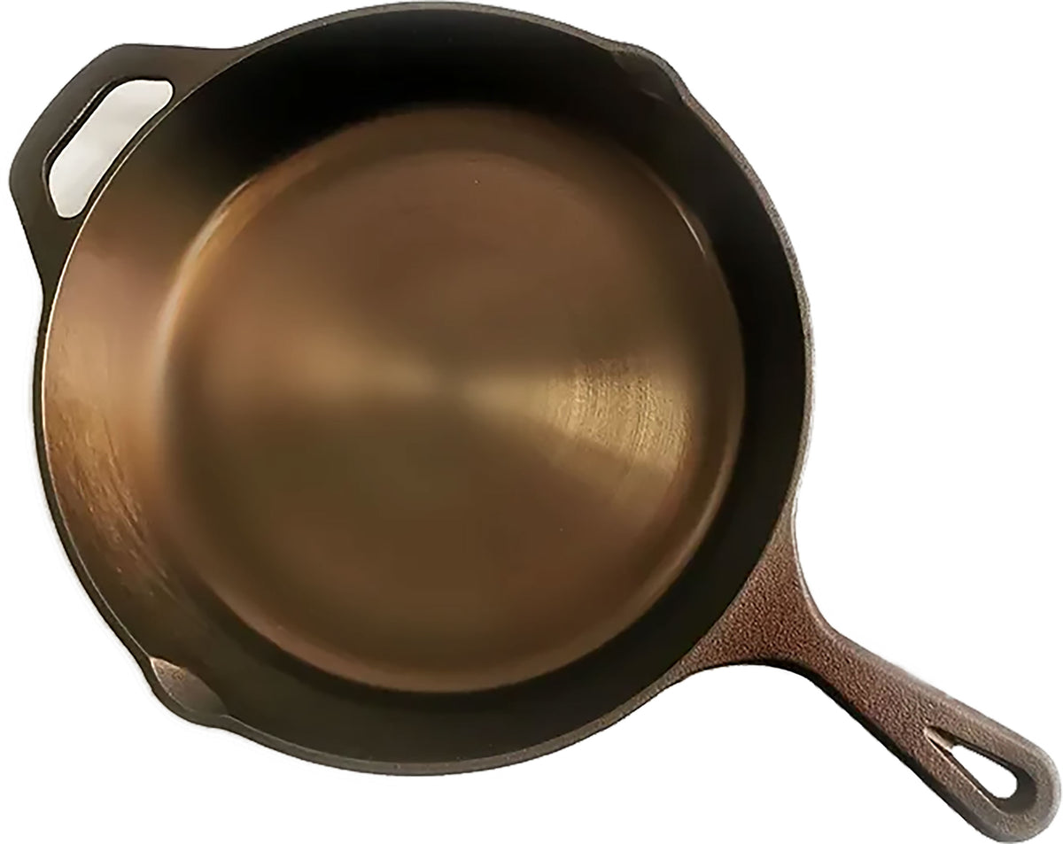 Gepolijste gietijzeren koekenpan 30 cm Shine