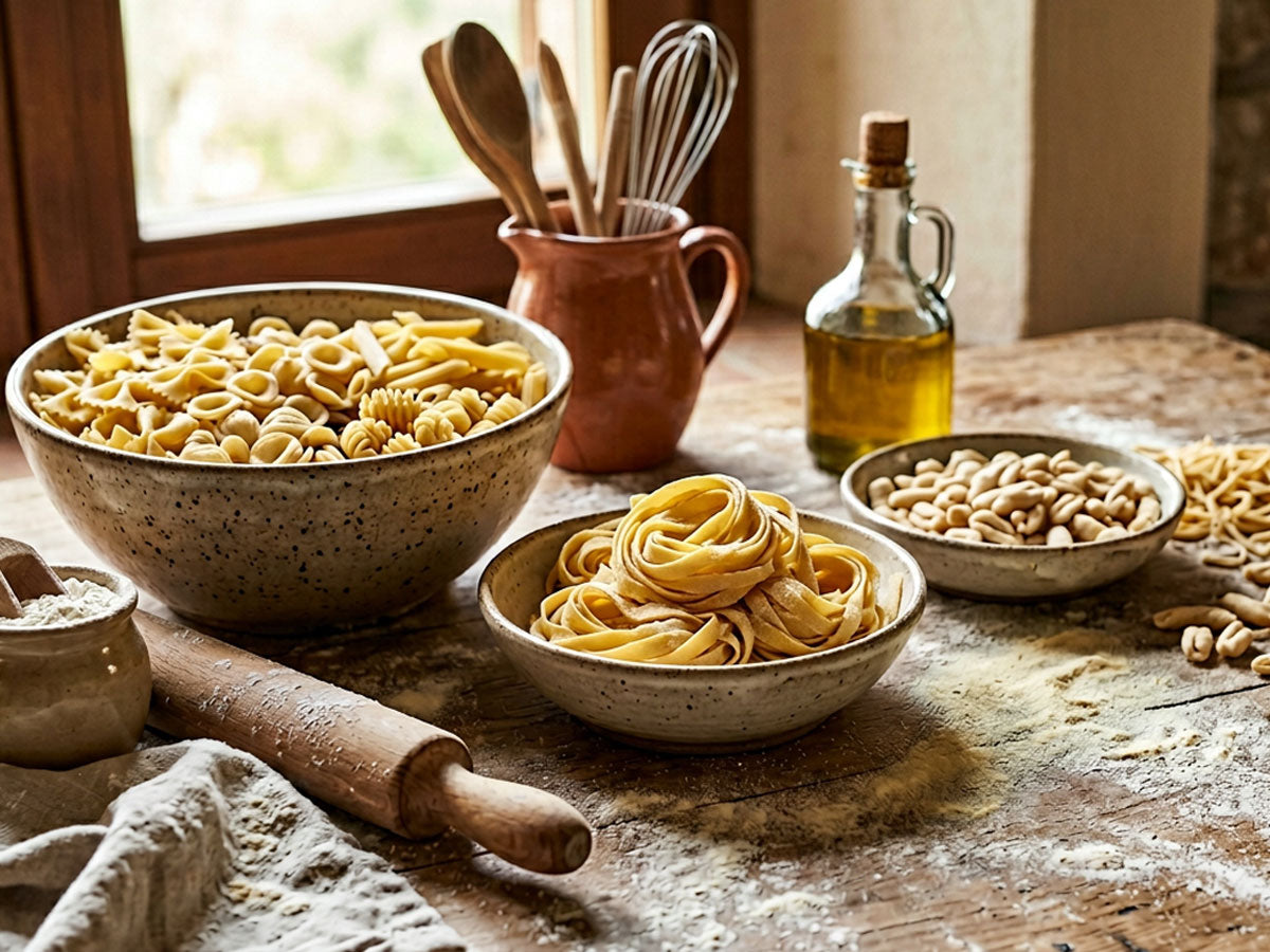 Pasta, noedels en deegwaren