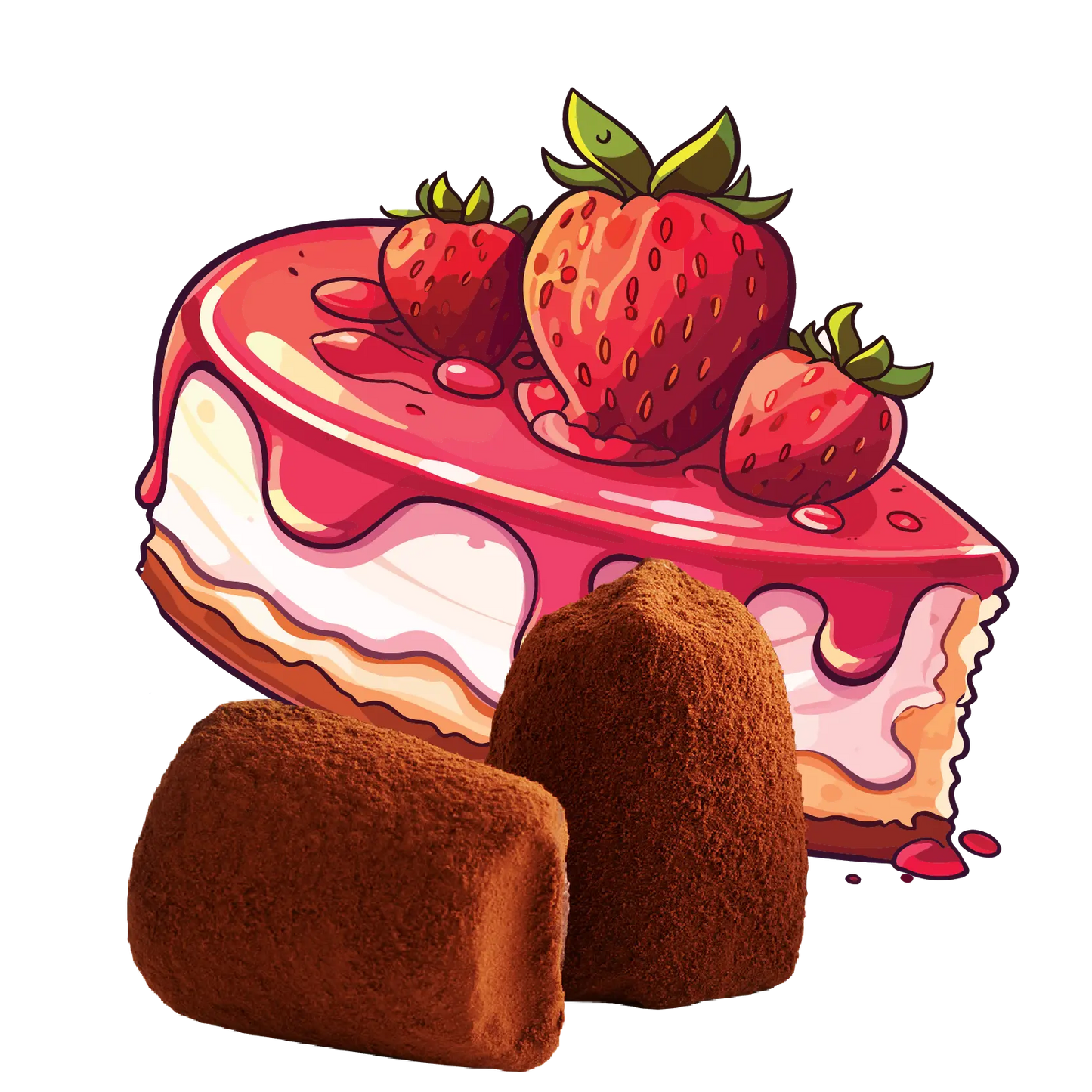 Red Fruits Pie Chocolate Truffles