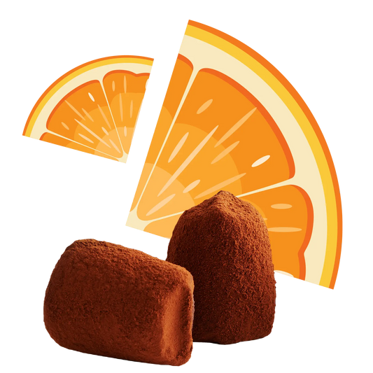 Confit Orange Chocolate Truffles