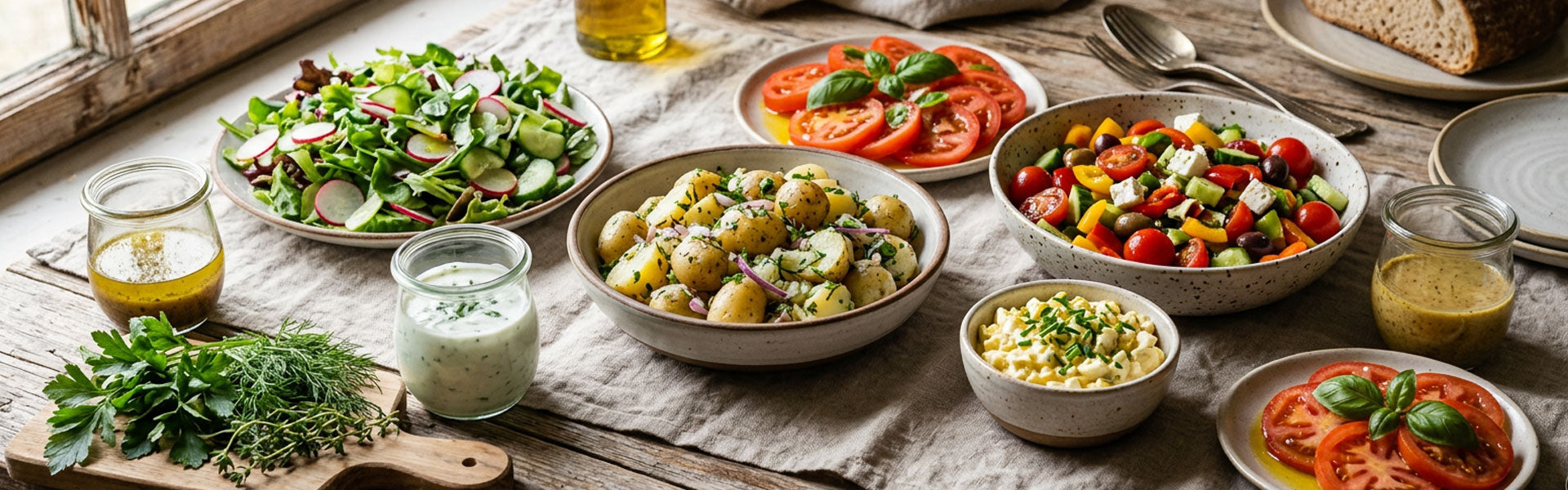 Salades en dressings