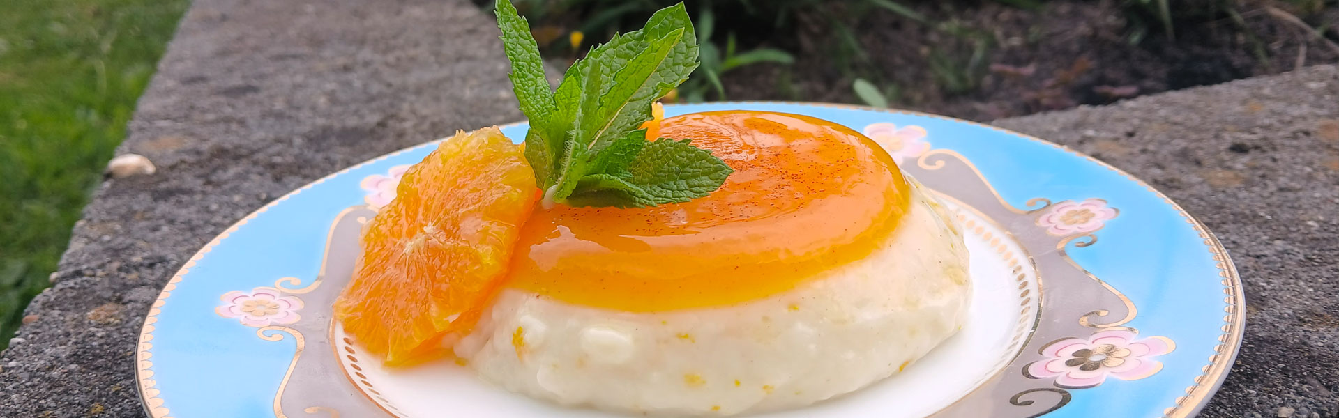 Sinaasappel pudding met gelei