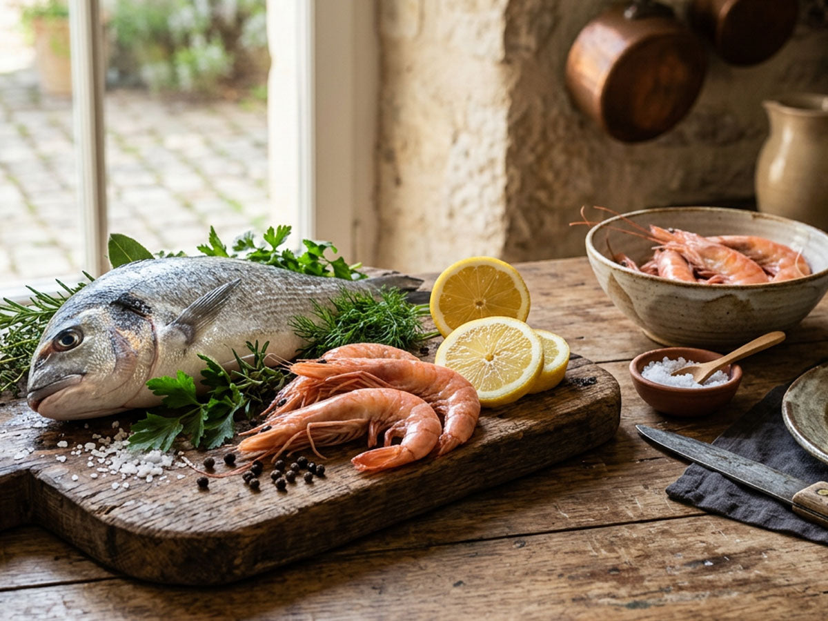 Vis en zeevruchten - Zeevis, schaal- en schelpdieren en hun culinaire toepassingen