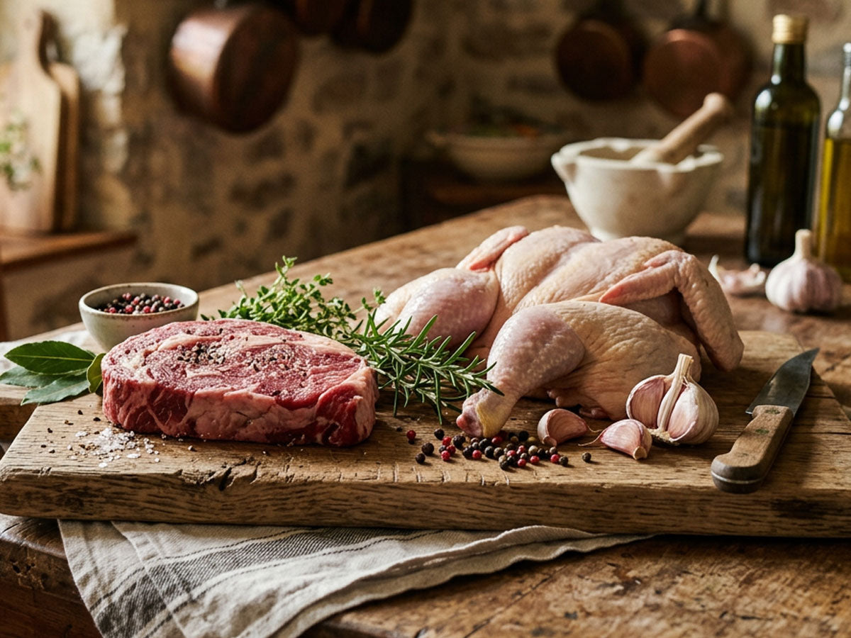 Vlees en gevogelte - Verschillende vleessoorten, bereidingen en klassiekers